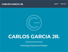 Tablet Screenshot of cgarciajr.com